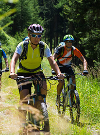 Mit dem Fahrrad im Meraner Land