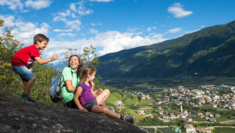 Naturlehrpfad Wallburgboden in Naturns im Vinschgau